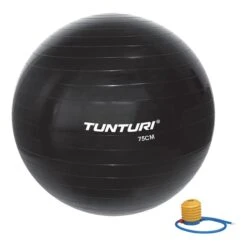 Tunturi 75 Cm Pilates Ball Black